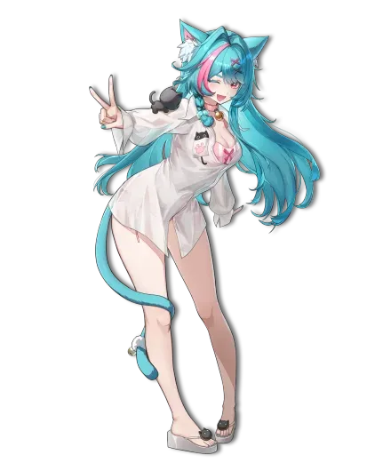 Mint Leisurely Holiday outfit artwork