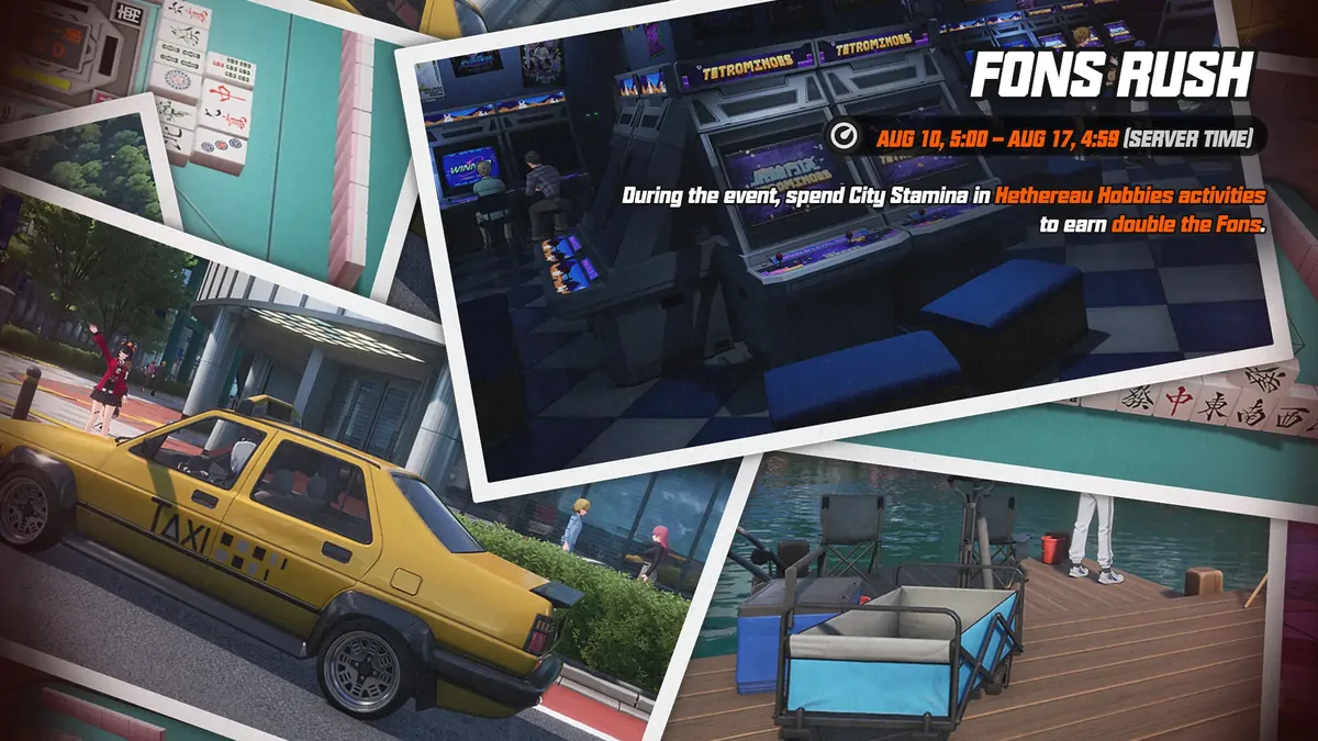 Fons Rush event artwork from Neverness to Everness