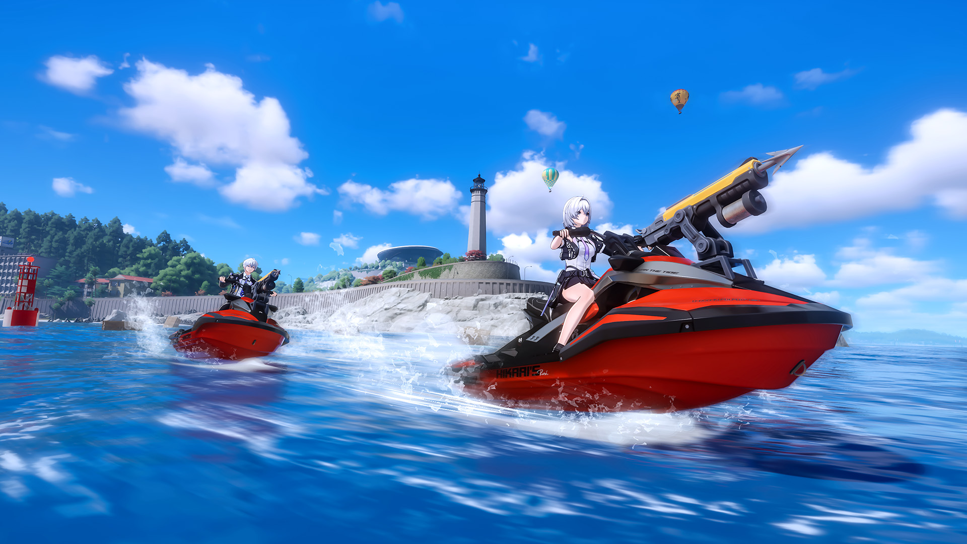 Official Shipwreck Salvage event artwork showing the watercraft activity