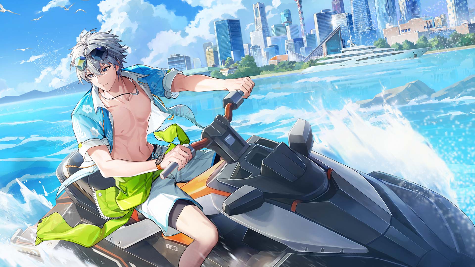 Surf Breaker event artwork from Neverness to Everness