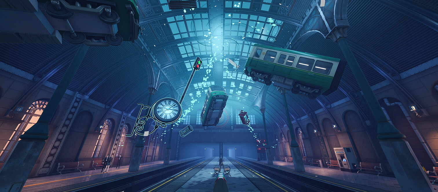 Ghost Train Station real game scene from Official Hethereau location showcase
