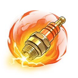Charging Knight Spark Plug material icon